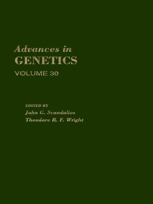 cover image of Advances in Genetics